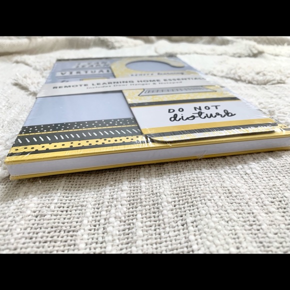 Remote Learning Notebook & DO NOT DISTURB Sign 🤣 - Picture 7 of 9
